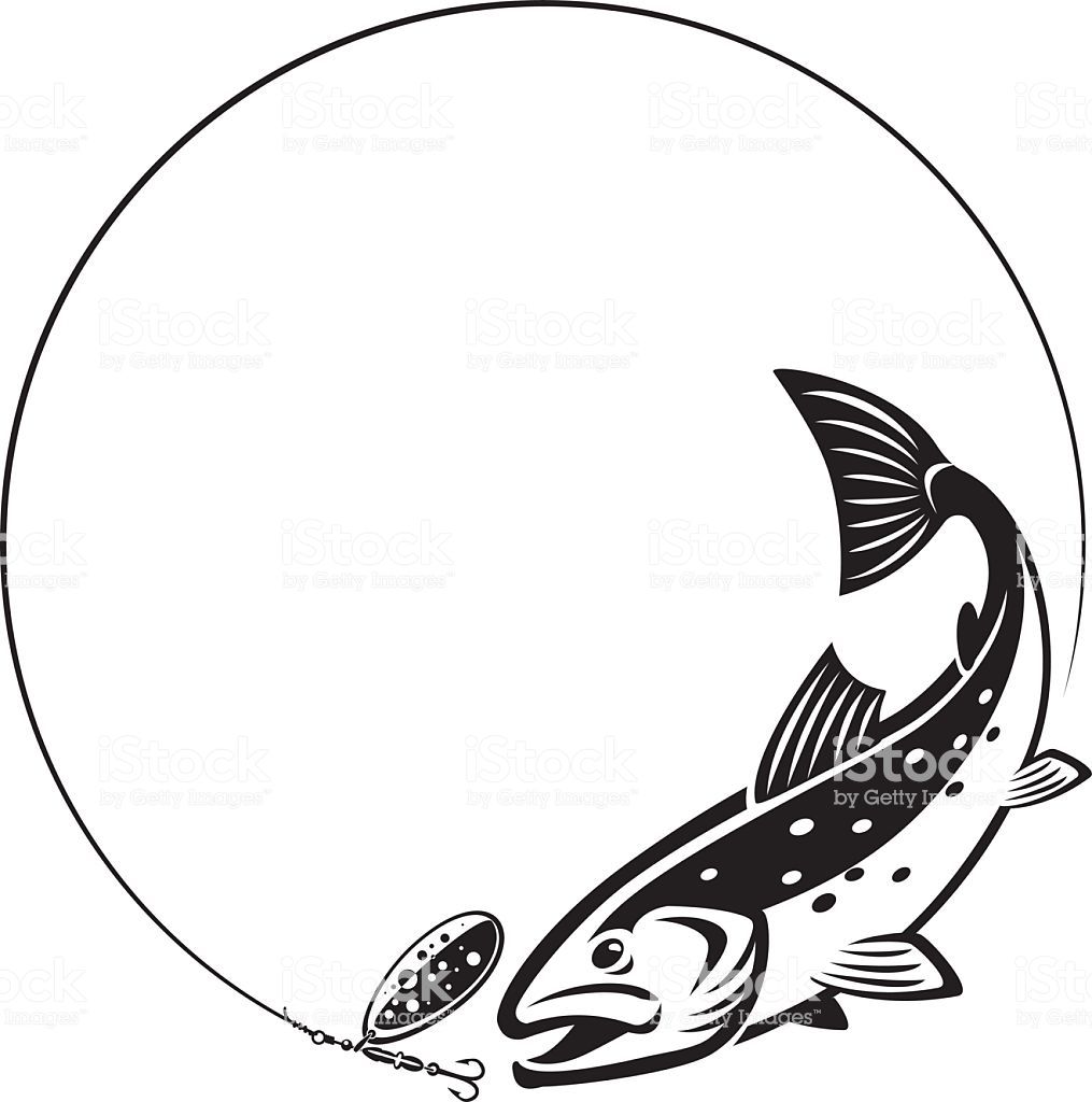 1015x1024 Trout Chasing Fishing Lure Tattoo Ideas Art, Image Of Fish