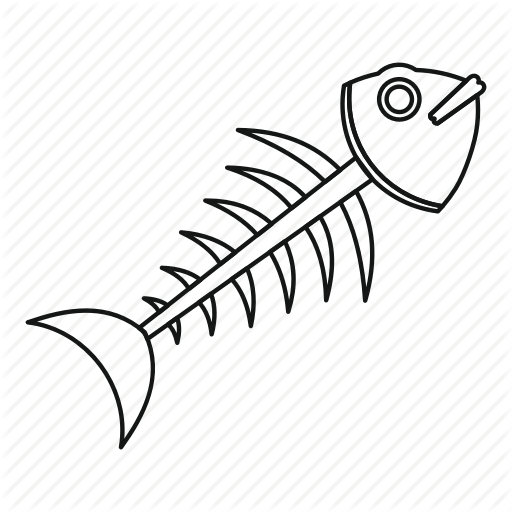 512x512 Collection Of Free Trout Drawing Skeleton Download On Ui Ex