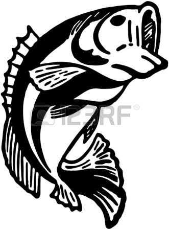 331x450 Brim Fish Black And White Clipart