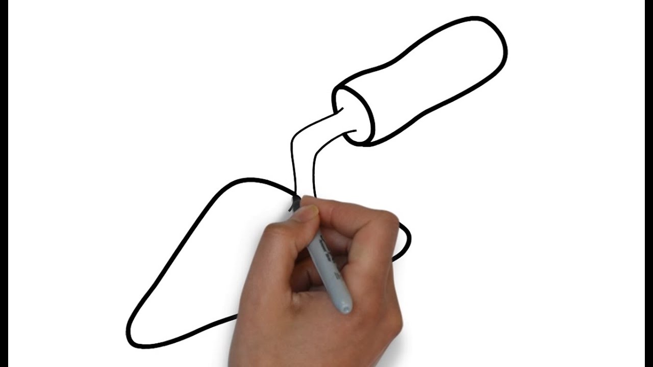1280x720 easy step for kids how to draw a cement trowel