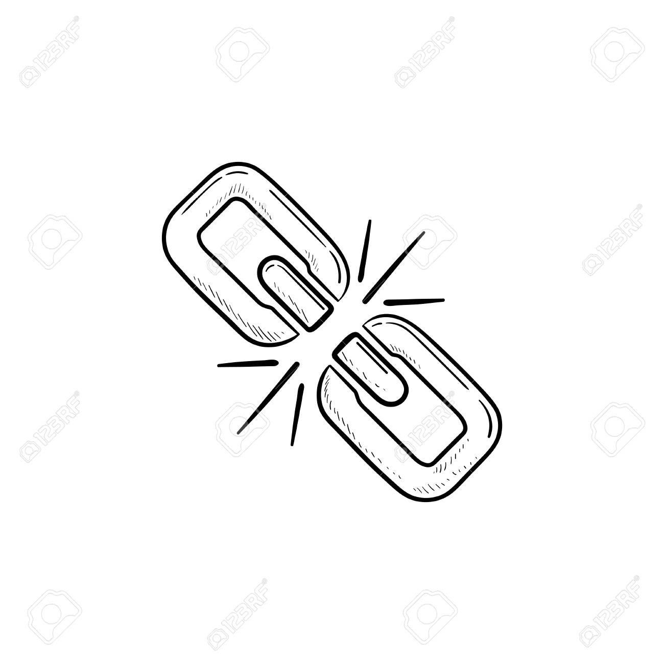 1300x1300 Huge Collection Of 'broken Chain Drawing' Download More Than