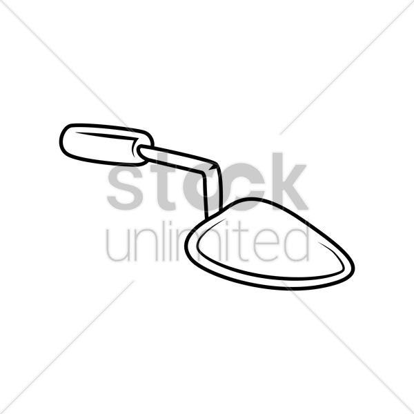 600x600 trowel vector image