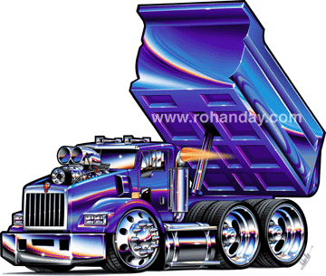 360x305 cartoon drawings of semi trucks kenworth dump truck