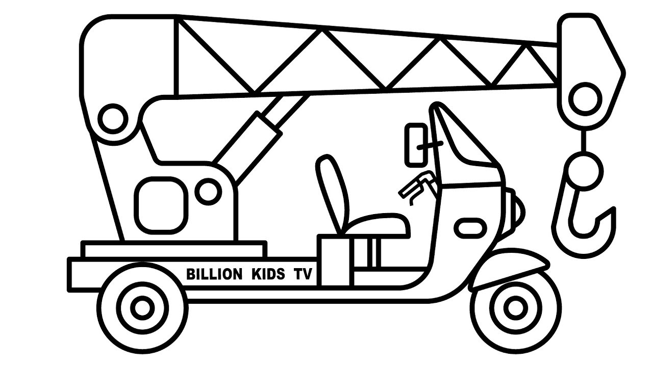Truck Crane Drawing