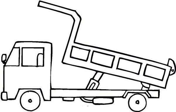 600x385 Truck Drawing For Kids