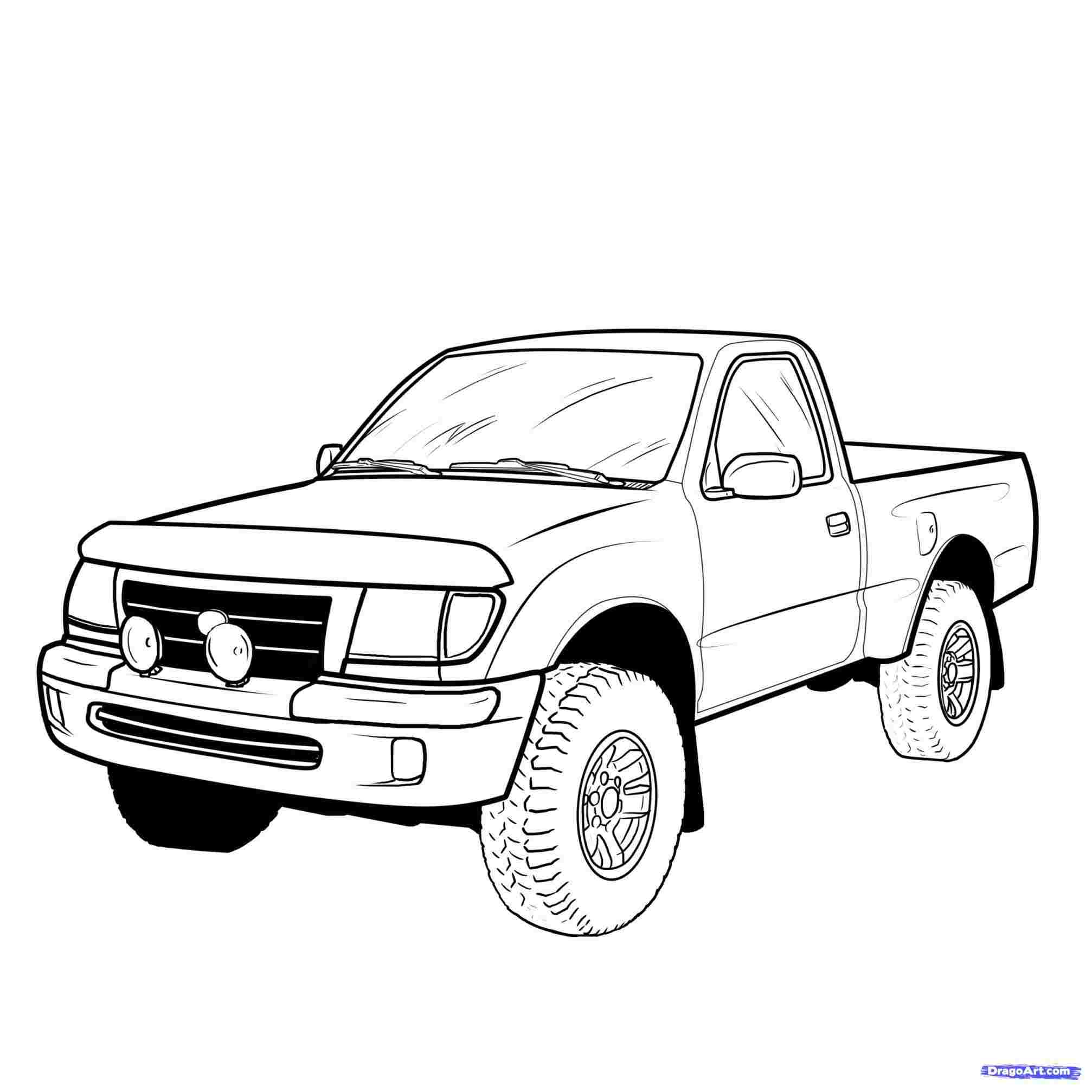 2014x2014 Rhgetdrawingscom Truck Truck Drawing For Kid Drawing For Kids