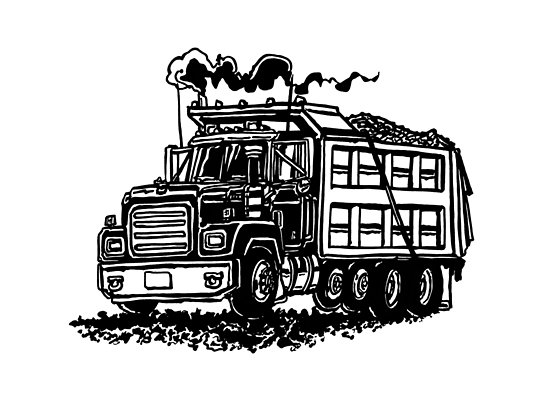 550x413 Drawing Trucks!!! Rd Dump Truck Posters