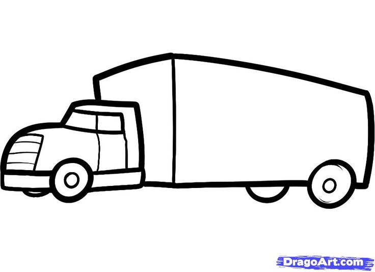 736x534 Truck Drawings For Kids Gallery Images