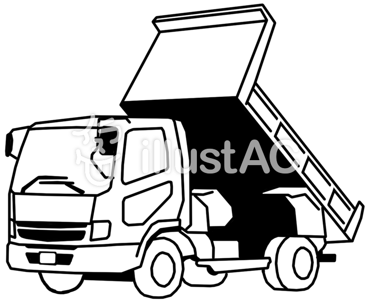 750x609 Free Cliparts Truck Line Drawing Dump