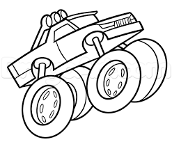 247x204 Image Result For Monster Truck Line Drawing Theo's Bday
