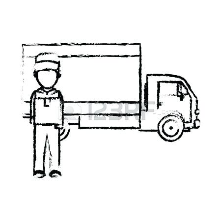 450x450 Box Truck Drawing