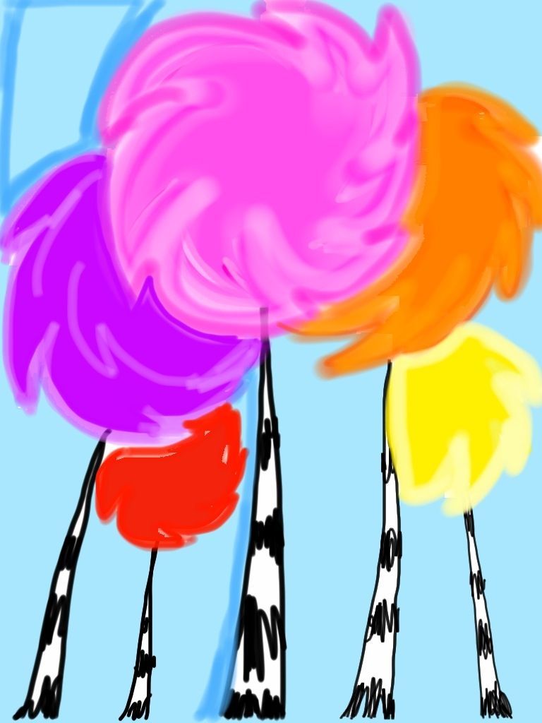 768x1024 i love drawing truffula tree's from the movie the lorax craft