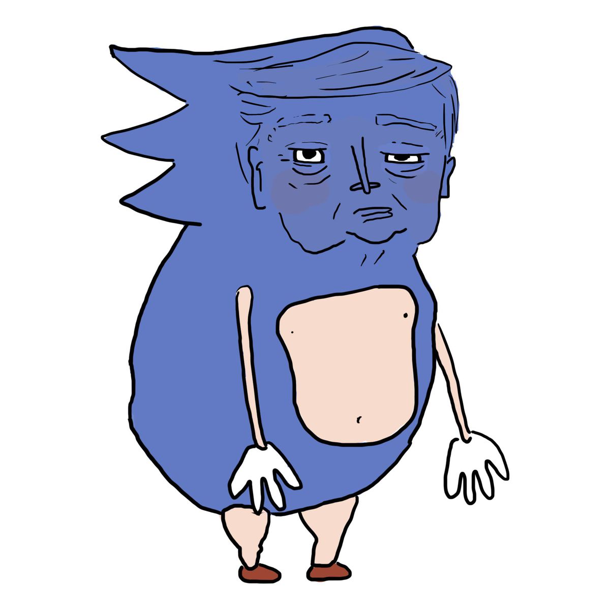 1200x1200 I Have Drawn The Trump Administration As Sonic The Hedgehog And I