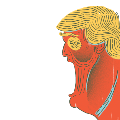 480x480 Donald Trump Sticker
