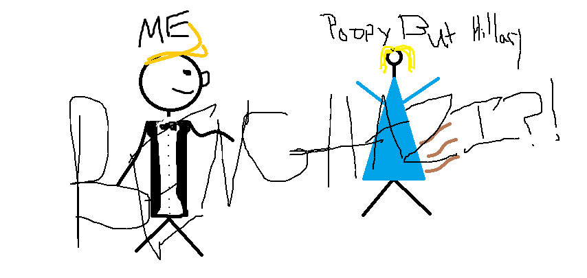 854x405 Trump Starts Bashing Hillary With Crude Stick Figures