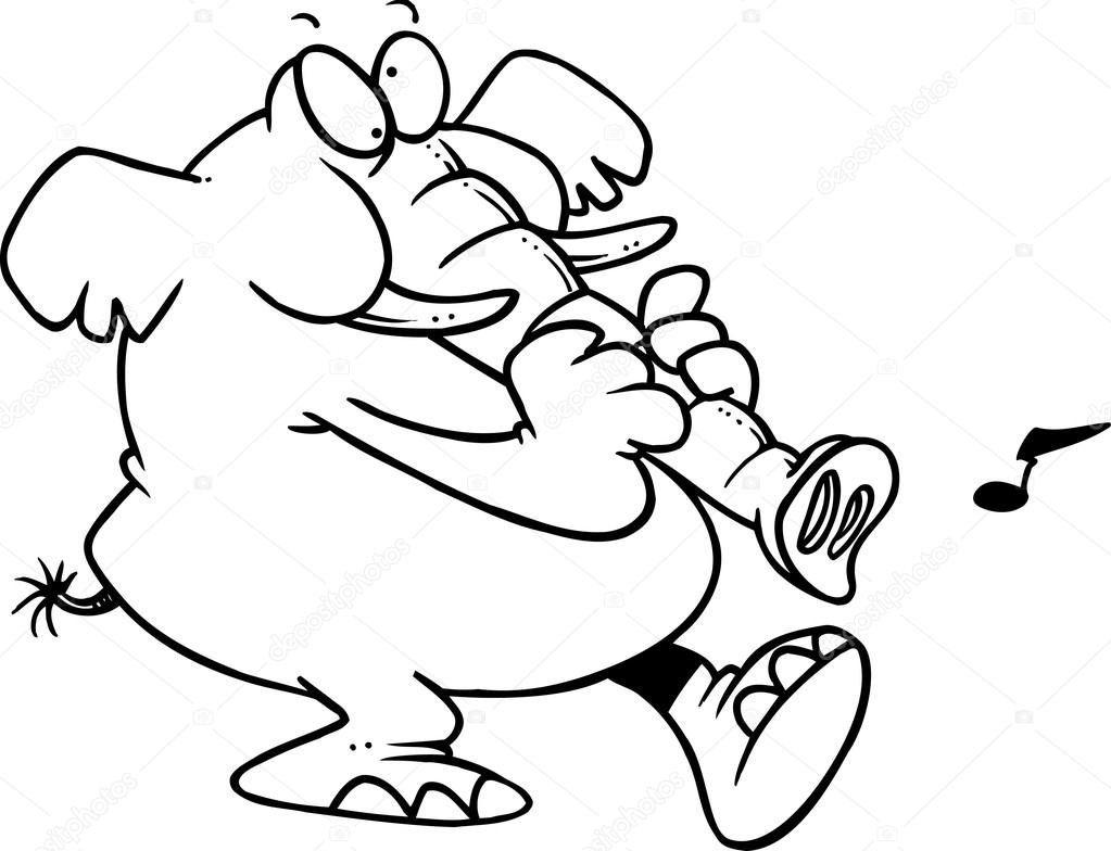 1023x784 Trumpet Drawing Cartoon For Free Download