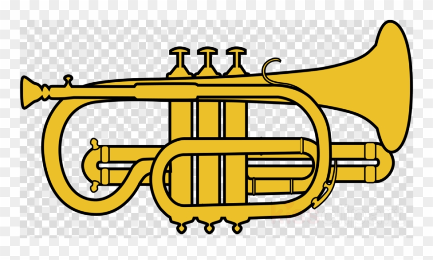 880x528 Download Cornet Instrument Drawing Clipart Cornettrumpet