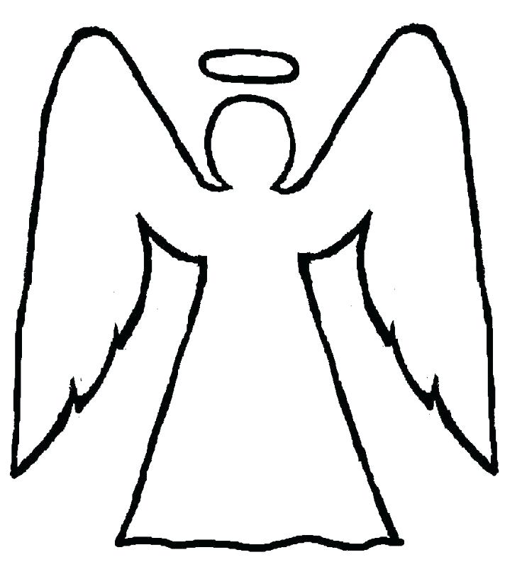 736x817 Christmas Angel Drawings Angel Sounding Horn Easy Christmas Angel