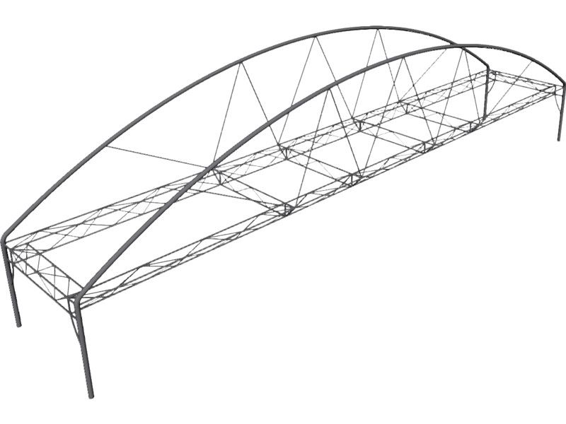 800x600 arched fink truss bridge