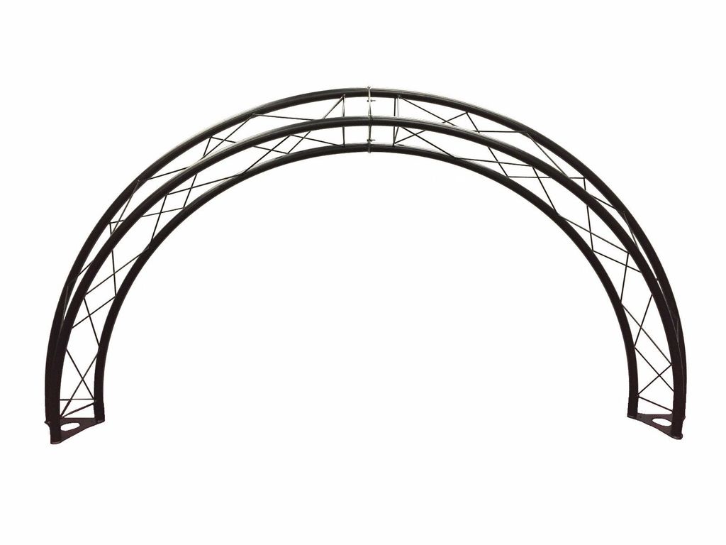 1024x768 Black Truss Arch Kit Rounded Ft Height Mobile Portable Dj