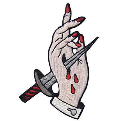 425x425 Trust No One Patch Embroidered Applique Badge Iron