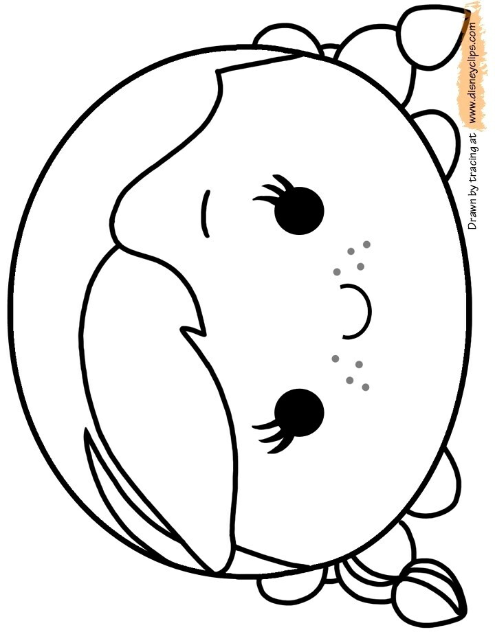 720x920 Out Of The Ordinary Tsum Tsum Coloring Book
