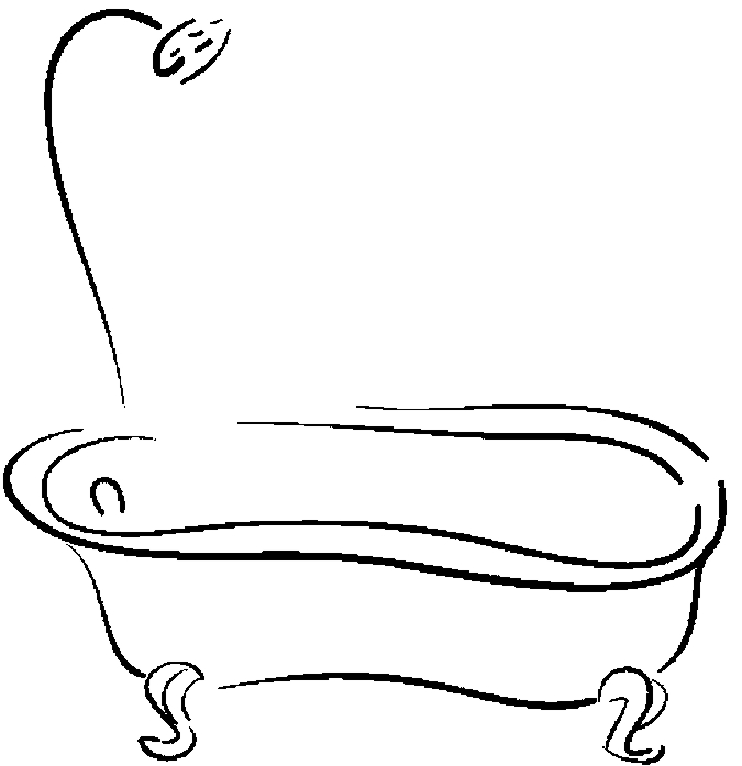 675x697 Coloring Picture Of A Bathtub