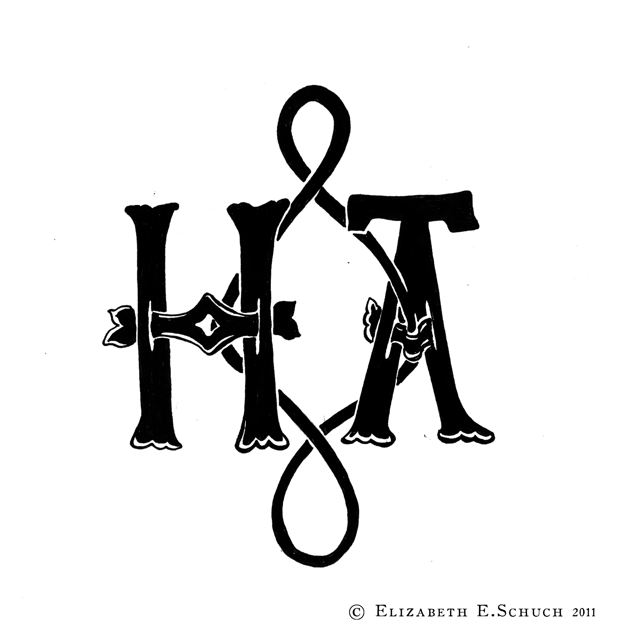 2092x2163 henry viii anne boleyn's entwined initials