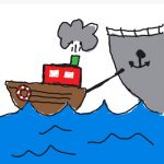 150x150 How To Draw A Tugboat Cash Coloring