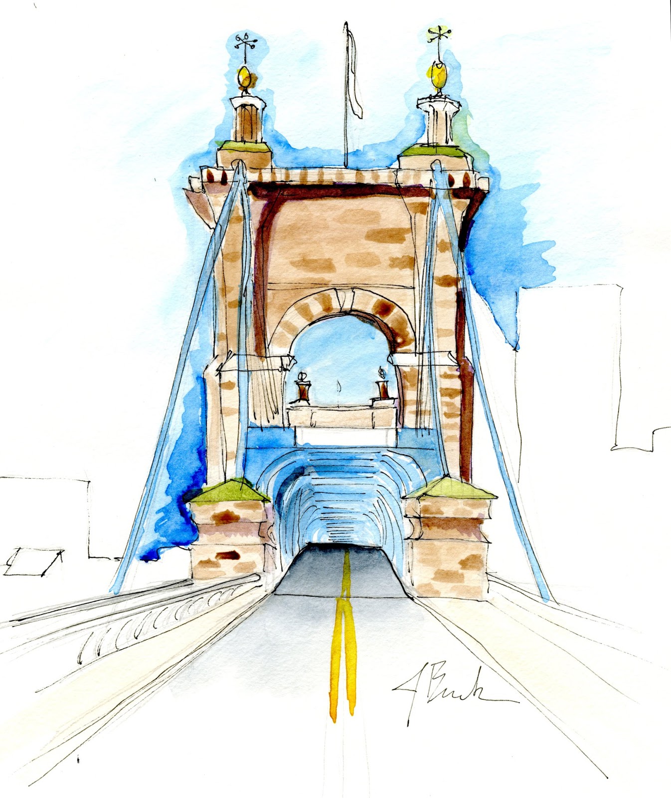 1346x1600 Urban Sketchers Cincinnati Urban Sketching Workshop Jeb Brack