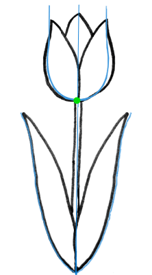 222x400 Learn How To Draw Tulips Drawing Lessons For Kids