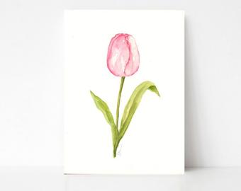 340x270 Tulip Illustration Etsy
