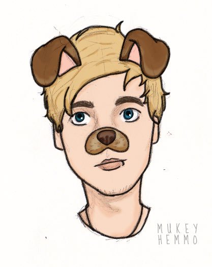 417x525 tae kook on twitter super cute luke hemmings drawing