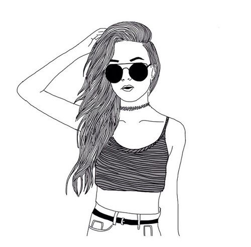 500x491 Cool Girl Drawings, Tu