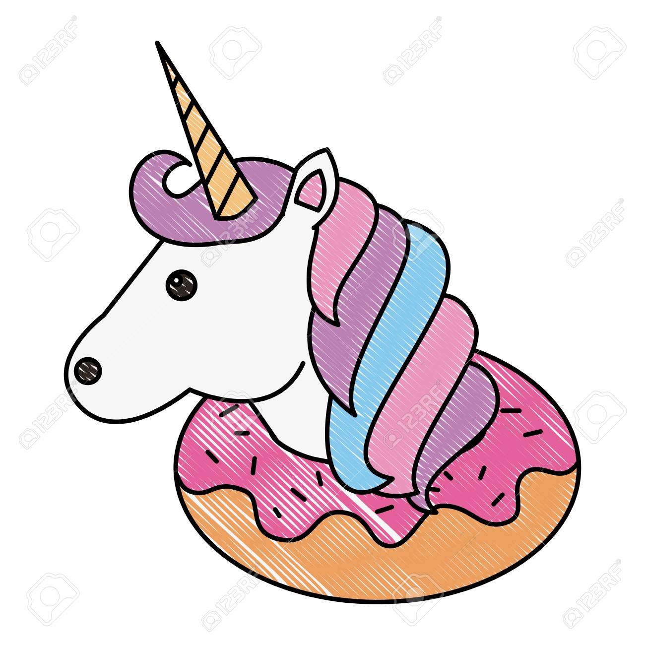 1300x1300 Cute Little Unicorn Drawings Step