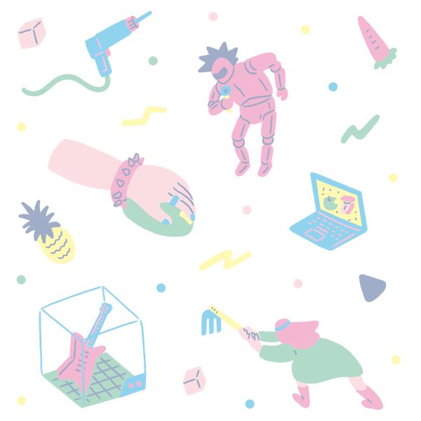 600x600 Tumblr Stickers Illustration, Tumblr