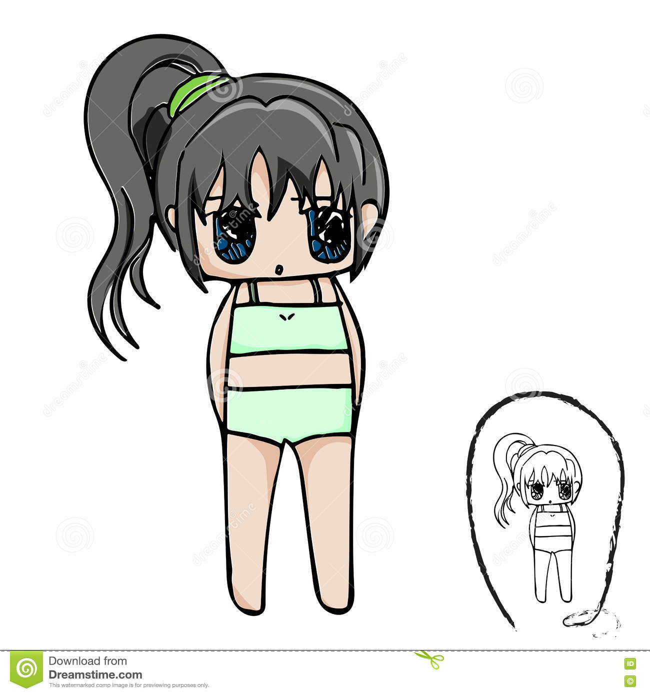 1300x1390 Cute Girl Drawings Anime Snapchat Ariana Grande Tumblr Simple