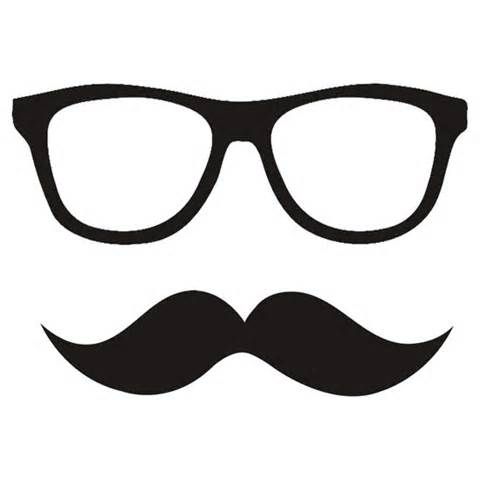 480x480 Hipster With Glasses Drawing Party Gift Ideas Hipster