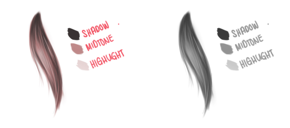 1181x523 How To Draw Hair Tutorial Step