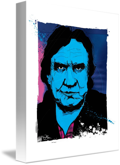 473x650 Johnny Cash Portrait