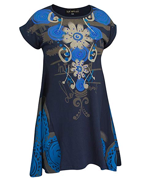 466x583 Clin Delle Creazioni Women's Cotton Long Casual Tunic