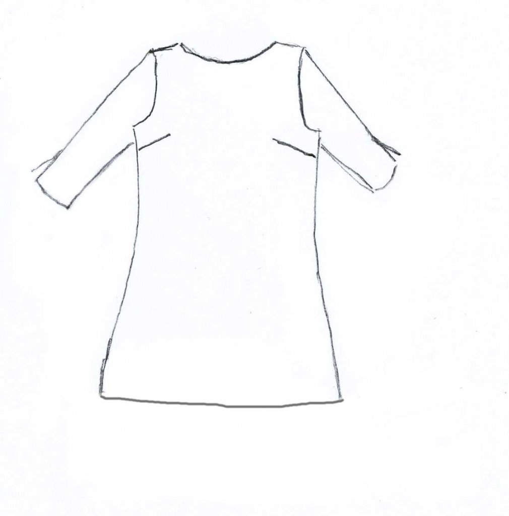 1010x1024 Tunic With Three Quarter Sleeve