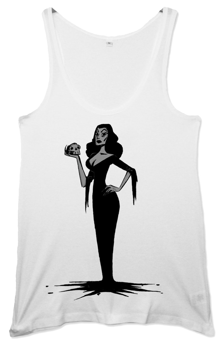 774x1200 Vampira Drawing Womens Tunic Vest