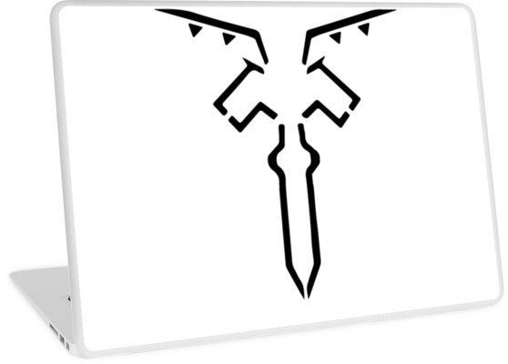 558x400 Breath Of The Wild Link Champion's Tunic Print Black Laptop