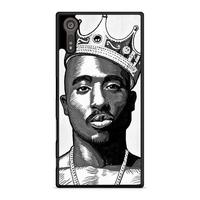 200x200 tupac drawing sony xperia xz case skicase