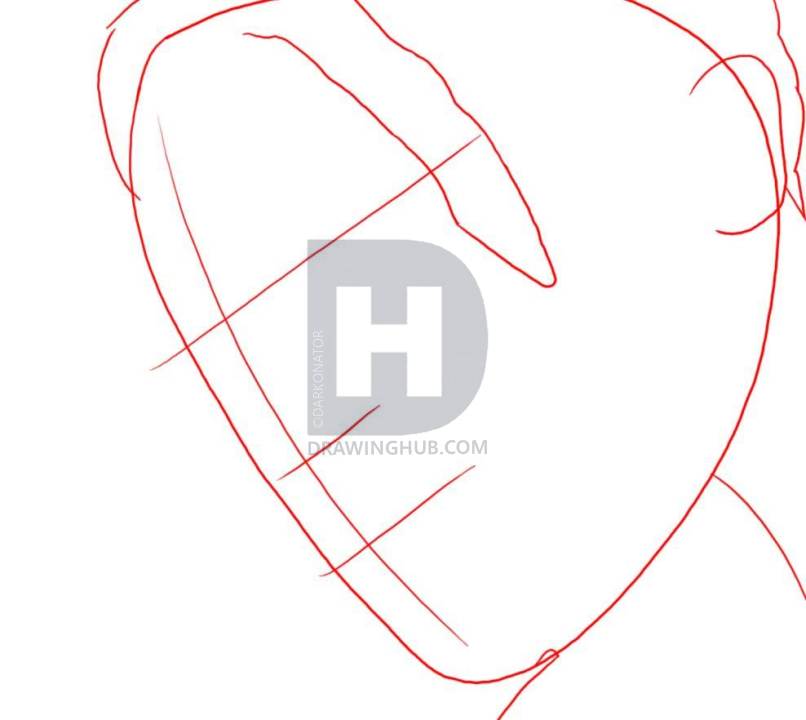 806x720 how to draw tupac shakur, step