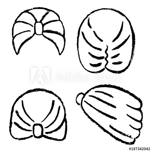 500x500 Turban Or Shower Cap Template