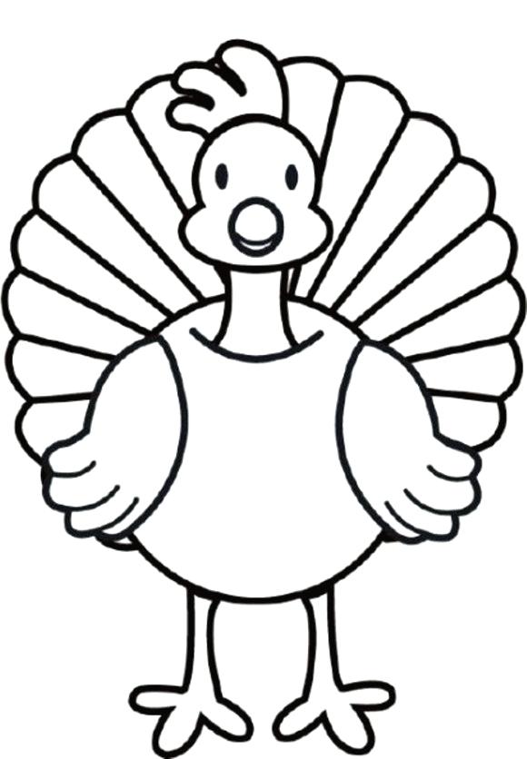 580x836 Draw Turkey Image Titled Draw A Turkey Step Easy Draw Turkey Head
