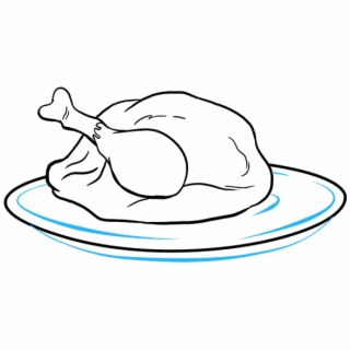 320x320 Hd How To Draw Turkey Dinner