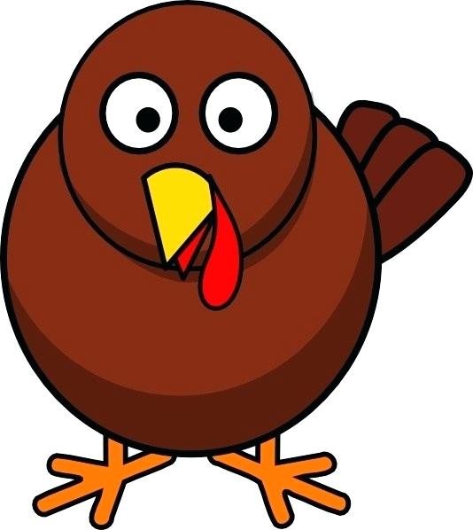 534x598 Cartoon Drawing Of A Turkey Turkey Round Cartoon Clip Art Cartoon